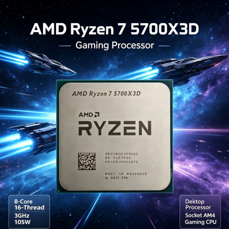 Amd Cpu Ryzen 7 - Ryzen 7 5700X3D AMD Socket AM4