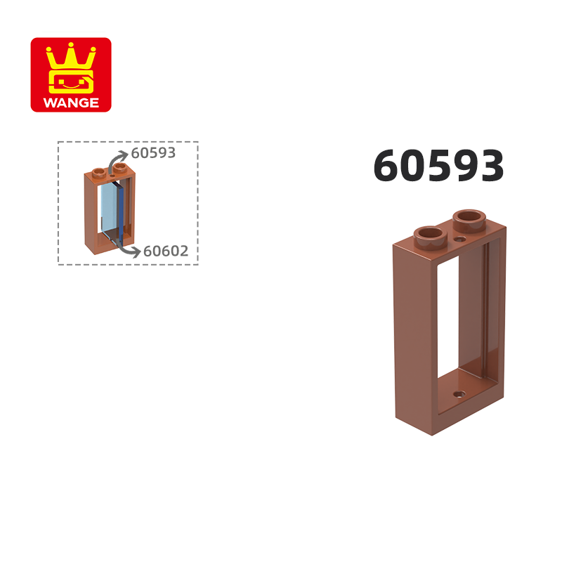 Tech House Accessories - Wange 60593 100g/73Pcs 1X2X3 Window Frame