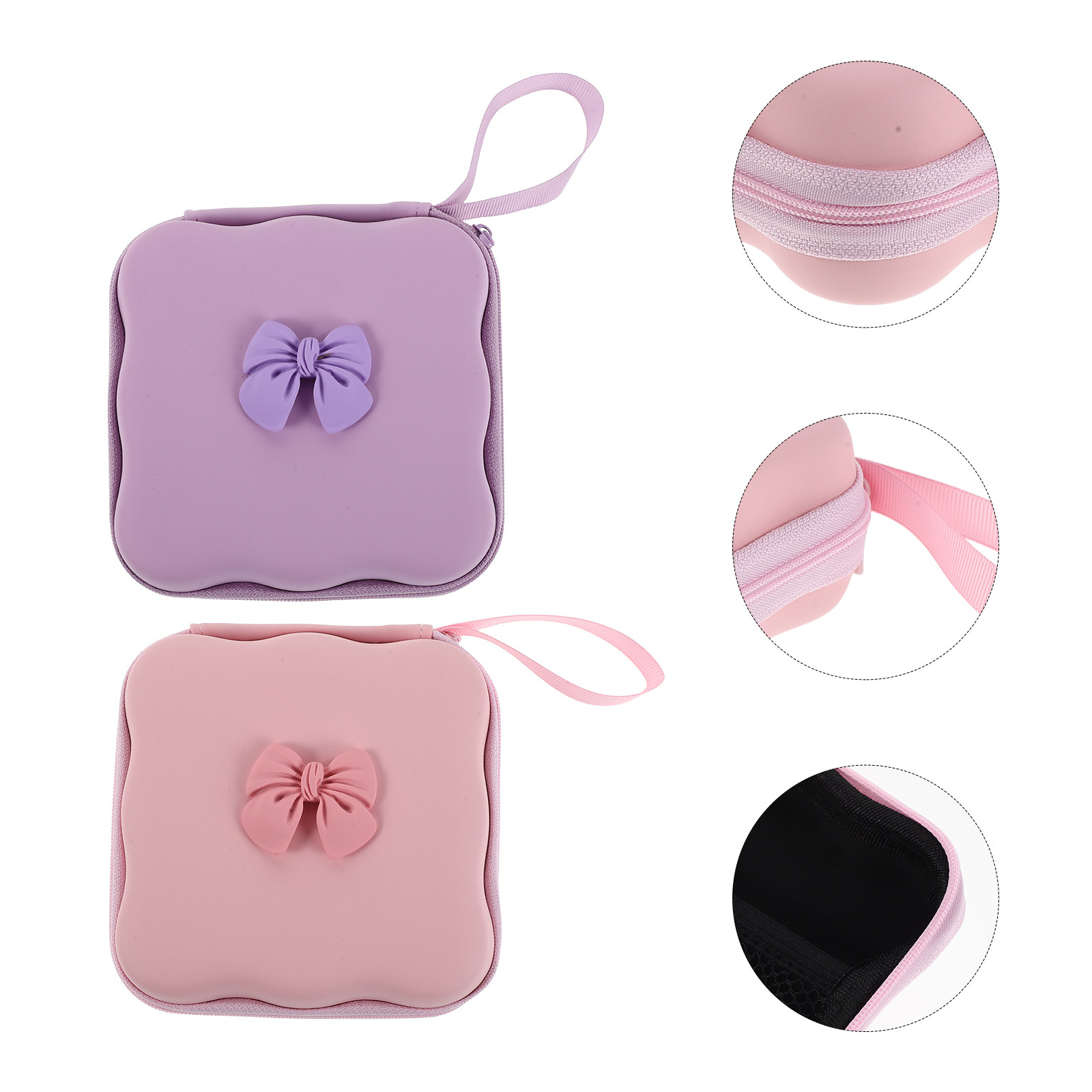 Tech Accessories Organizer Pouch - Headphone Data Cable Organizer Waterproof Nylon