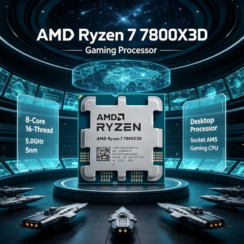 AMD R7 7800X3D Ryzen 7 AM5 CPU - огляд і ціна Amd Cpu Ryzen 7