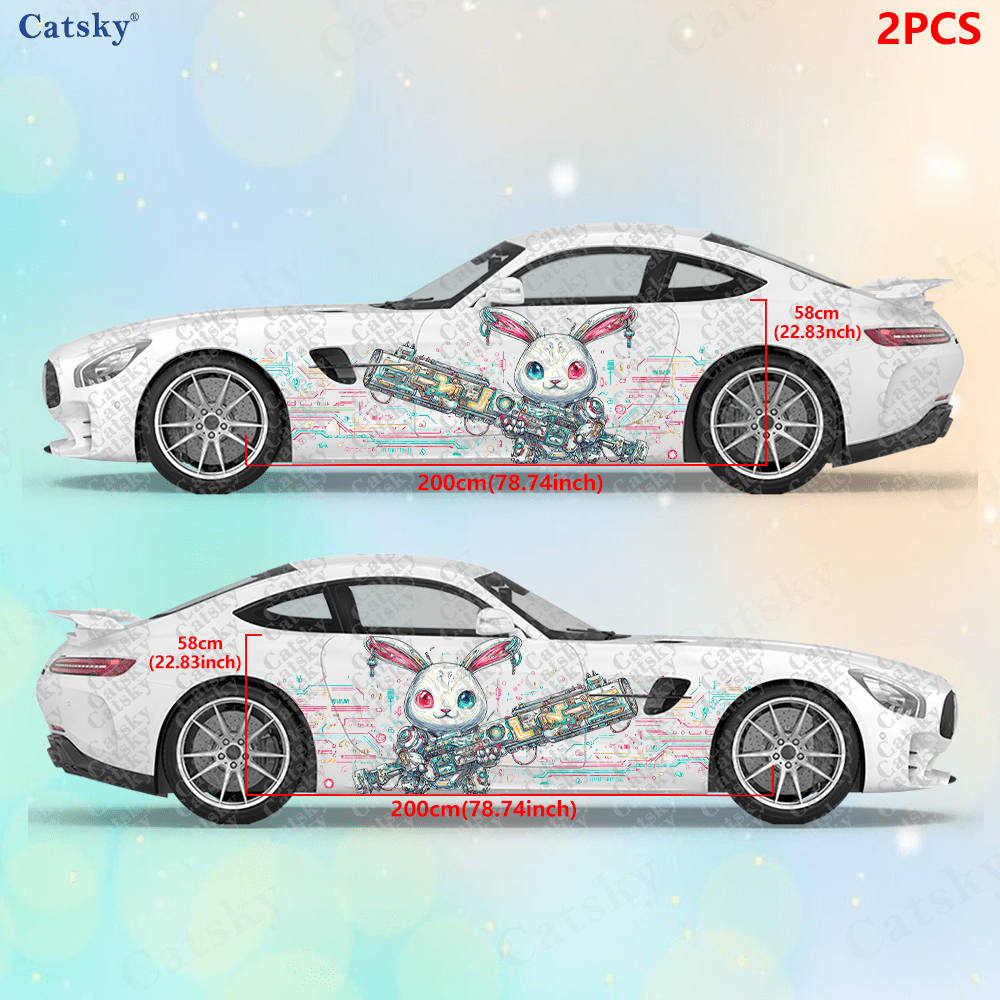 2pcs Cyberpunk Line Tech Bunny - огляд і ціна Tech Accessories & Gadgets