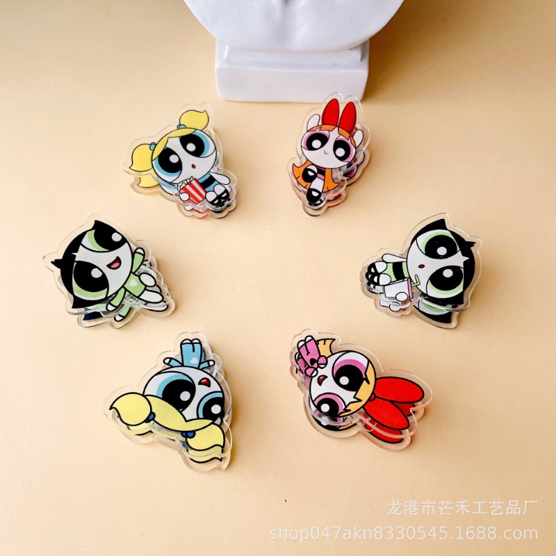 6PCS Kawaii The Powerpuffs Gir - огляд і ціна Tech Office Accessories