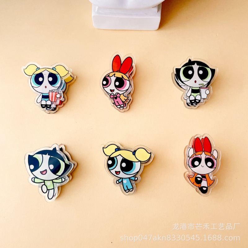 6PCS Kawaii The Powerpuffs Gir - огляд і ціна Tech Office Accessories