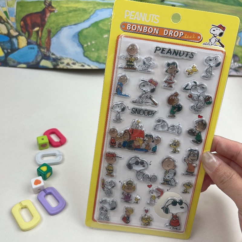 8Pcs Cute Snoopy Cartoon 3D Re - огляд і ціна Tech Office Accessories