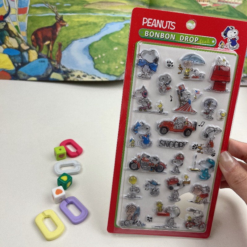 8Pcs Cute Snoopy Cartoon 3D Re - огляд і ціна Tech Office Accessories