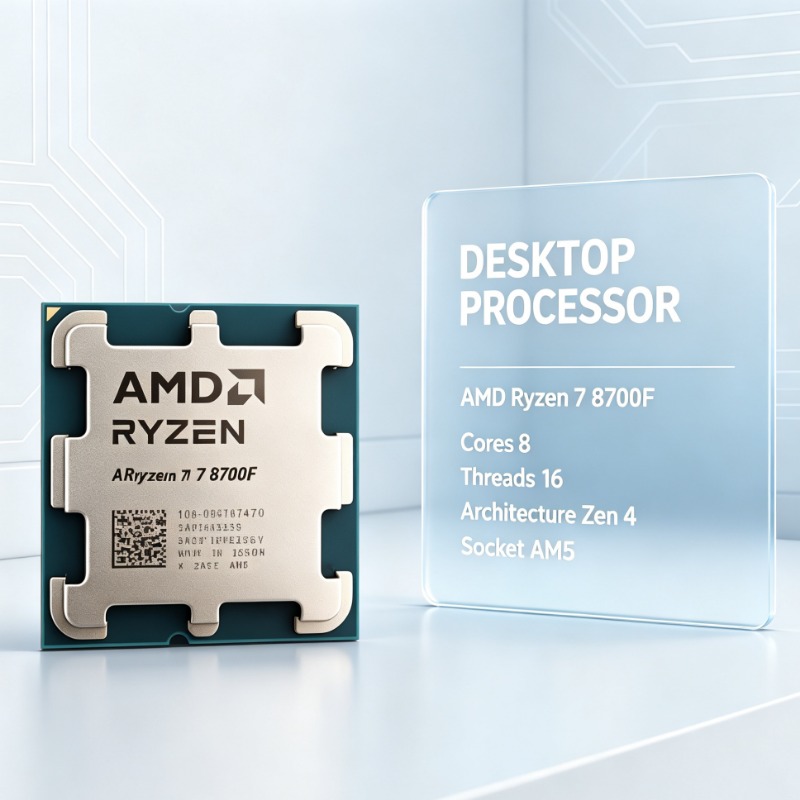 AMD Ryzen 7 8700F Desktop CPU  - огляд і ціна Amd Cpu Ryzen 7