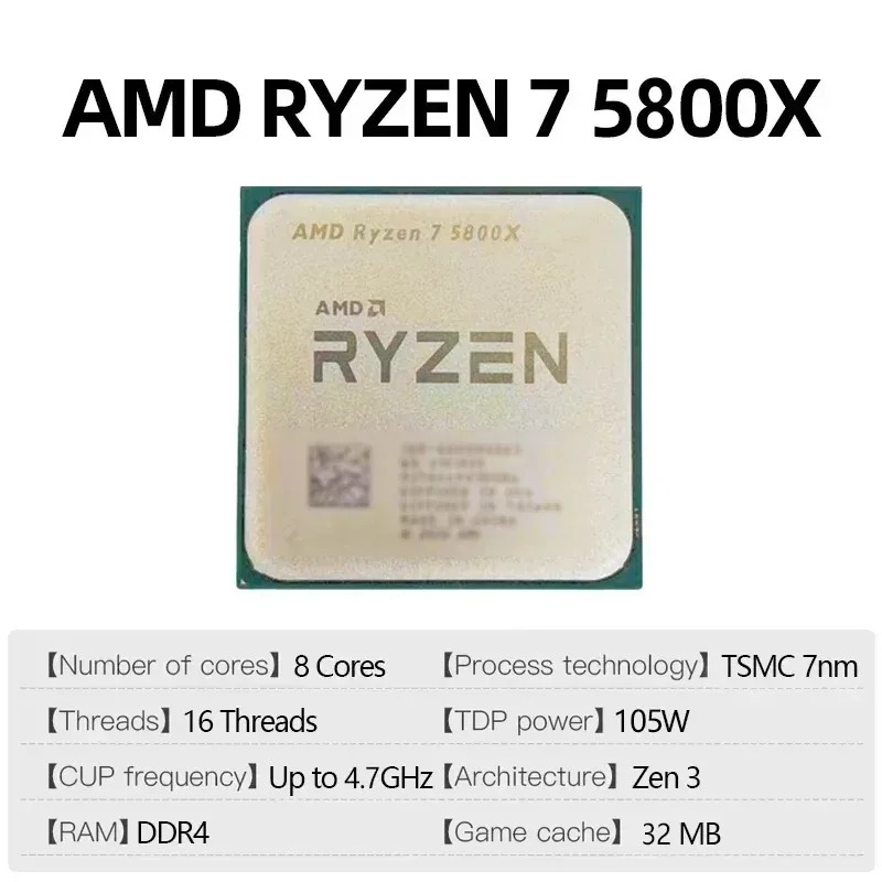 AMD 3.8 16-Threads, Processor  - огляд і ціна Amd Cpu Ryzen 7