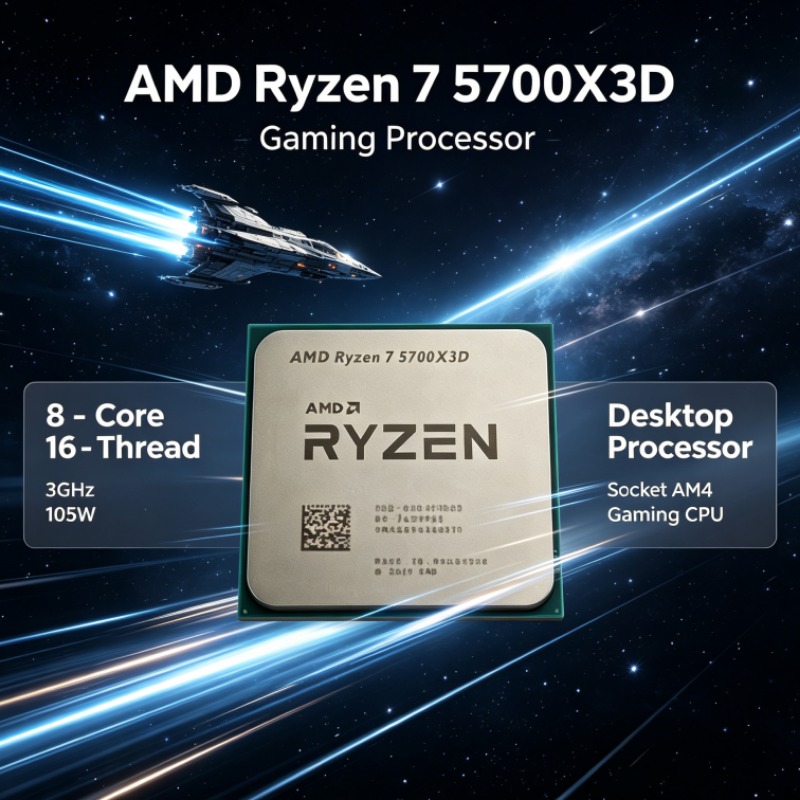 Ryzen 7 5700X3D AMD Socket AM4 - огляд і ціна Amd Cpu Ryzen 7