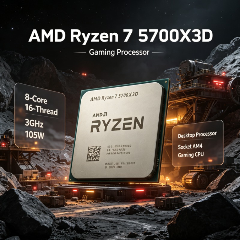 Ryzen 7 5700X3D AMD Socket AM4 - огляд і ціна Amd Cpu Ryzen 7