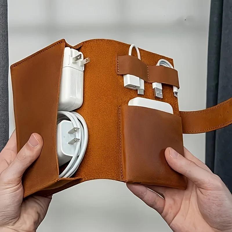 1PC PU Leather Multi-Compartme - огляд і ціна Tech Accessories Storage