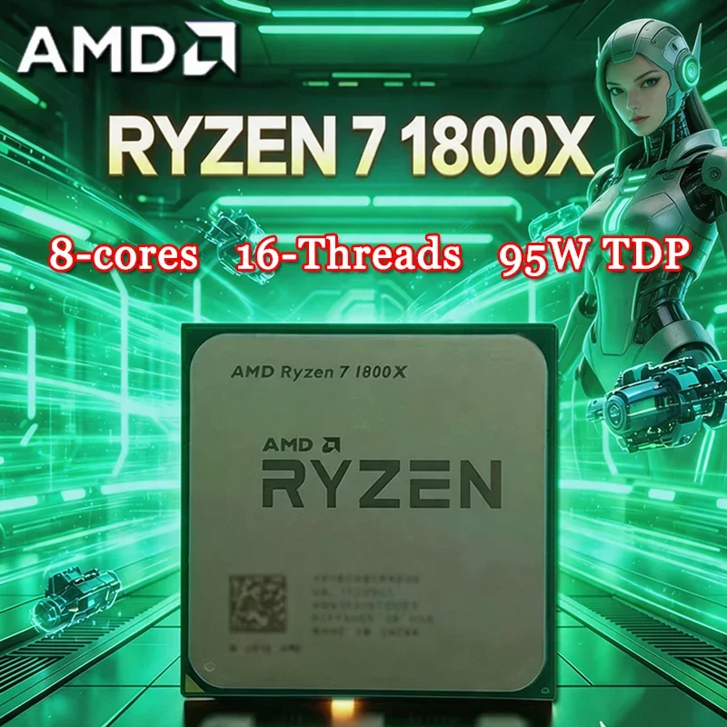 AMD Ryzen 7 1800X CPU R7 1800X - огляд і ціна Amd Cpu Ryzen 7