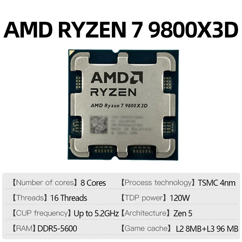 AMD Ryzen 7 9800X3D R7 9800X3D - огляд і ціна Amd Cpu Ryzen 7