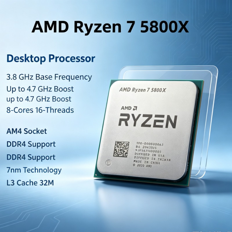 AMD Ryzen 7 5800X R7 5800X AM4 - огляд і ціна Amd Cpu Ryzen 7