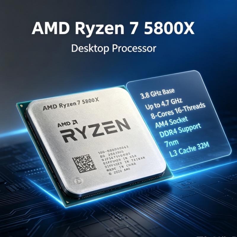 AMD Ryzen 7 5800X R7 5800X AM4 - огляд і ціна Amd Cpu Ryzen 7