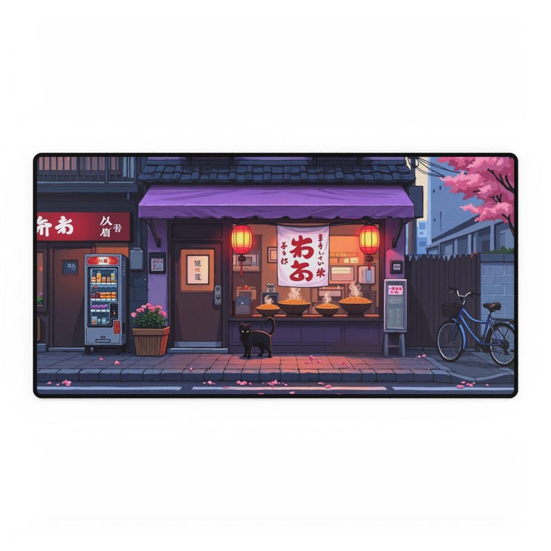 Japanese Ramen Shop Mouse Pad, - огляд і ціна Japanese Tech Accessories