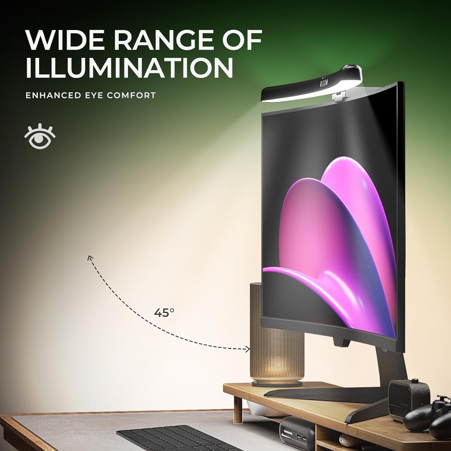 Curved Monitor Light Bar 3 Col - огляд і ціна Monitor Light Bar