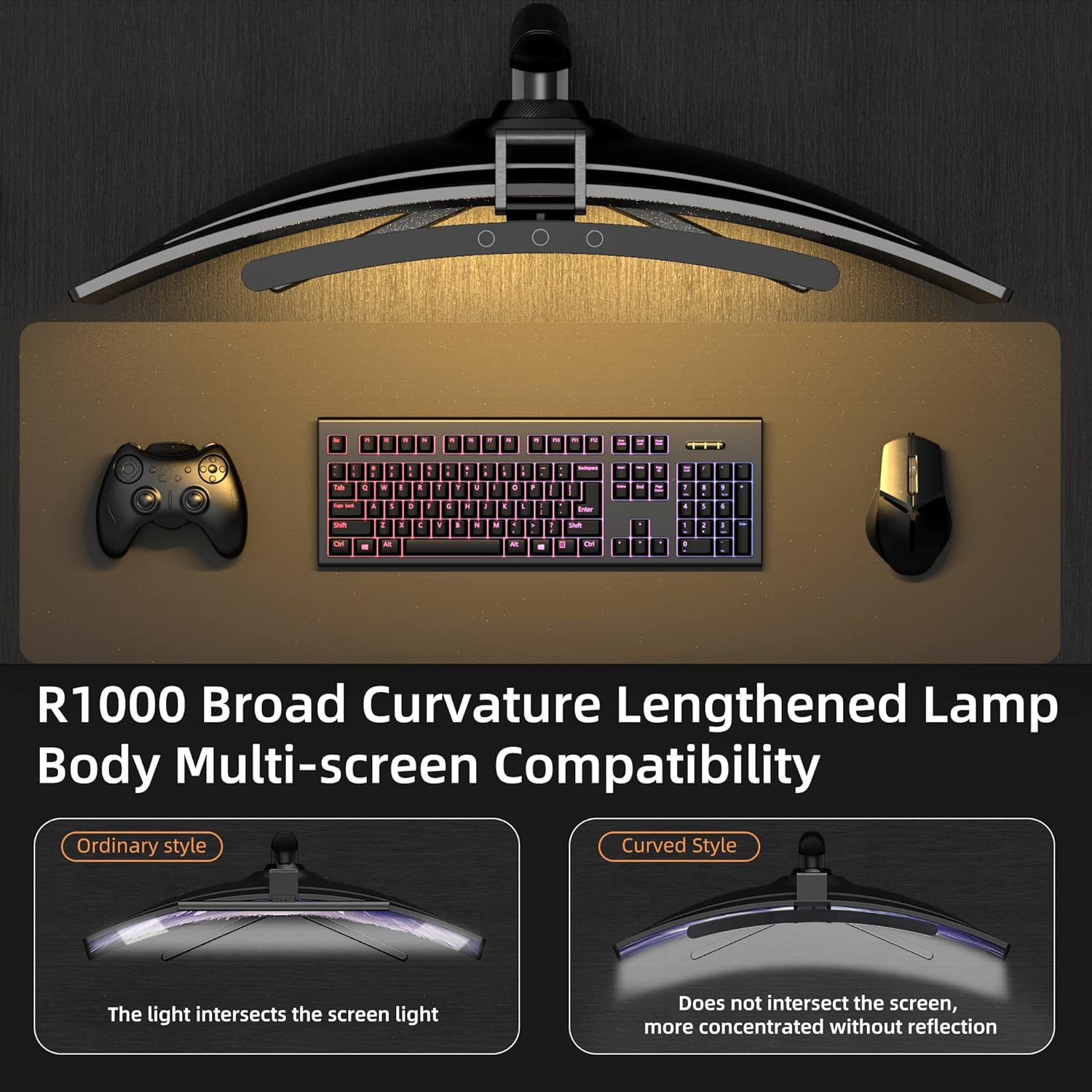 Curved Monitor Light Bar 3 Col - огляд і ціна Monitor Light Bar